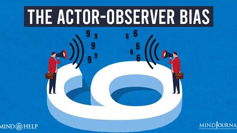 definition of actor observer bias in psychology