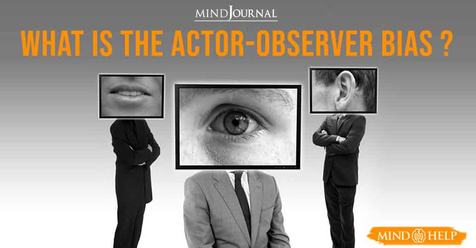 according to the actor observer bias