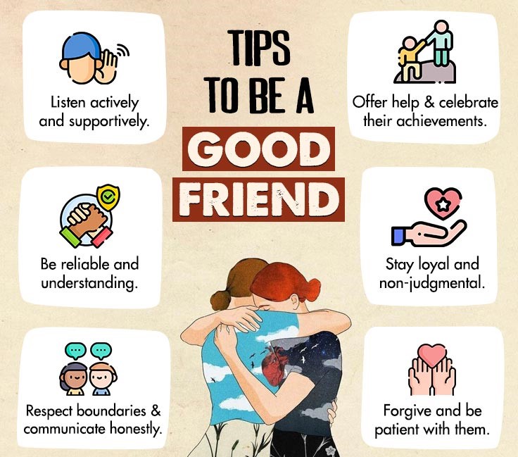 Tips to be a good friend