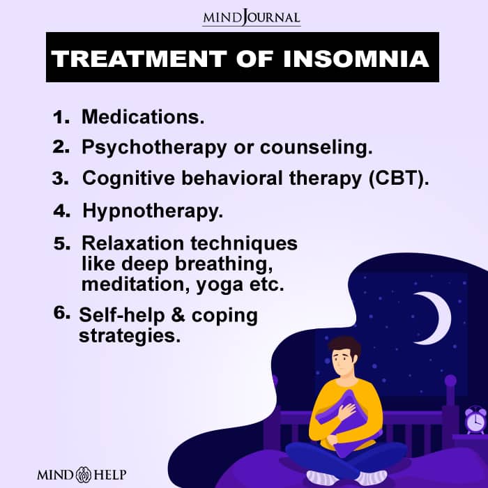 Treatment of insomnia