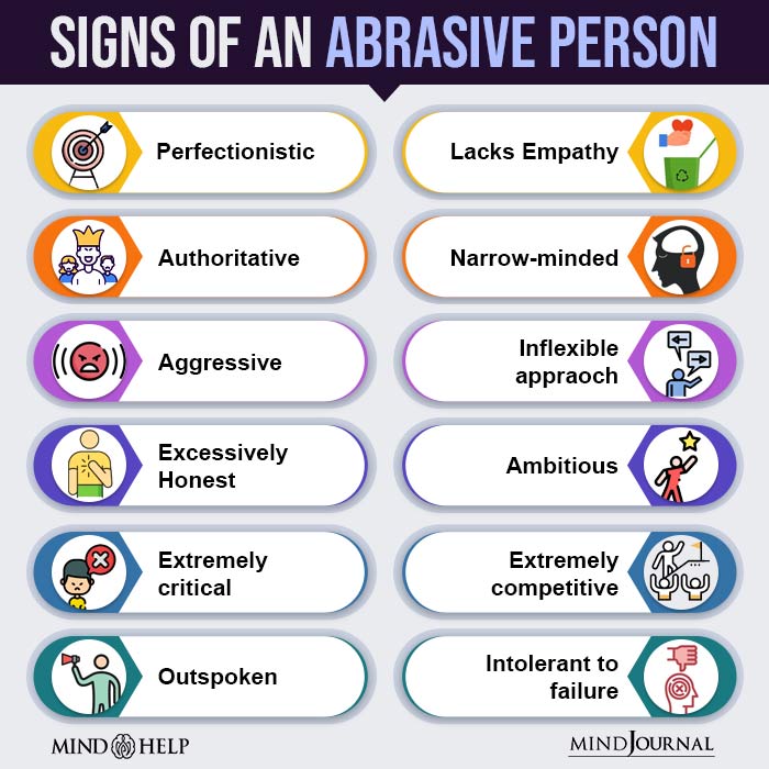signs of an abrasive person.