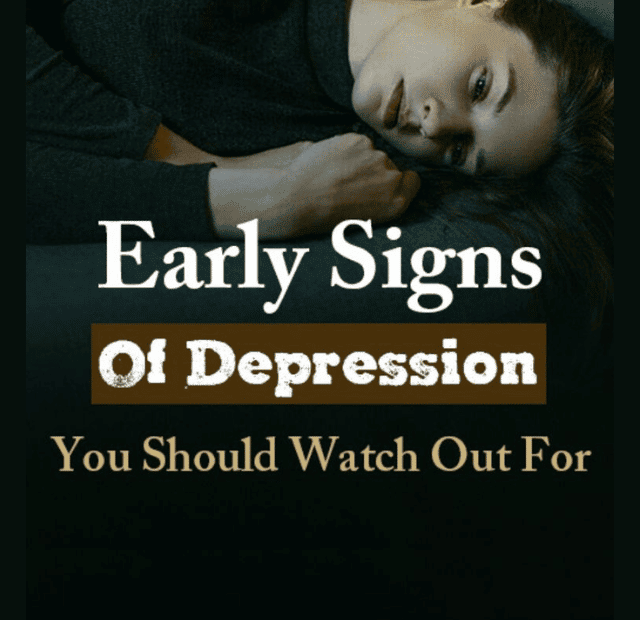 Early Signs Of Depression You Should Watch Out For
