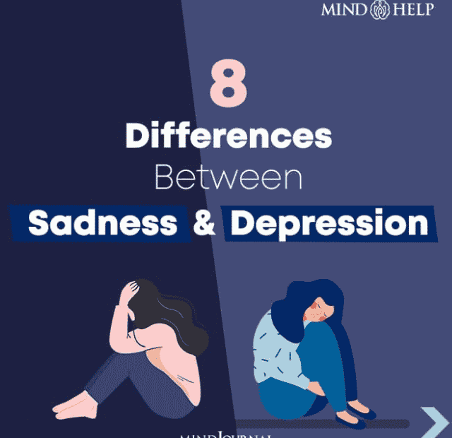 8 Differences Between Sadness and Depression