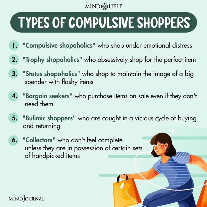 Types of Compulsive Shoppers