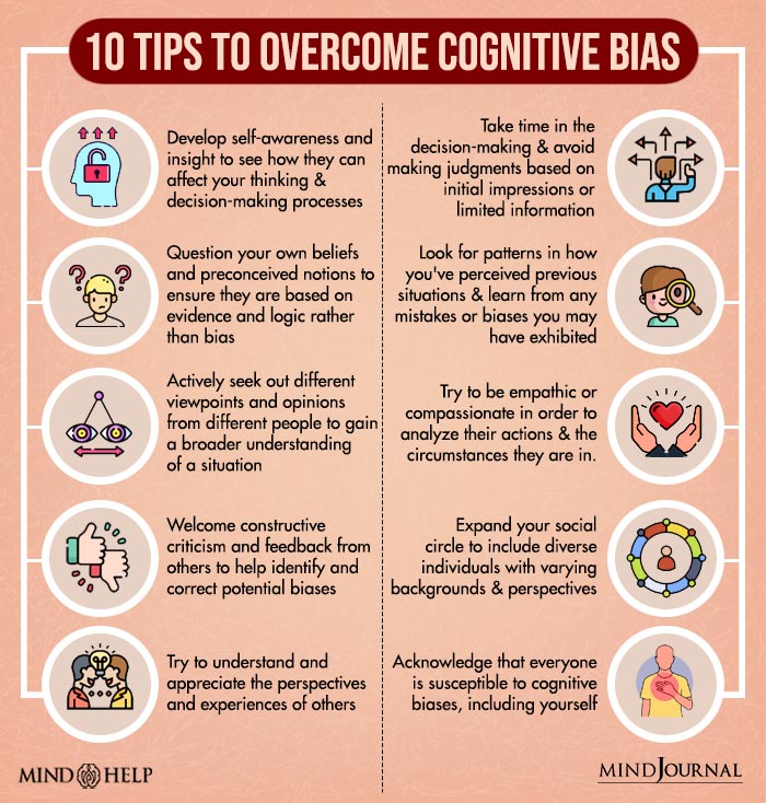10 Tips to overcome cognitive bias