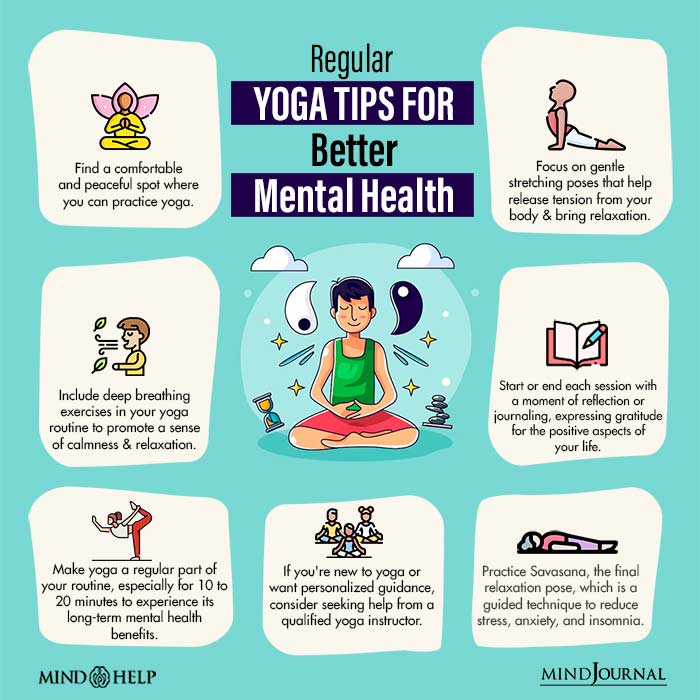 Regular yoga tips for better mental health