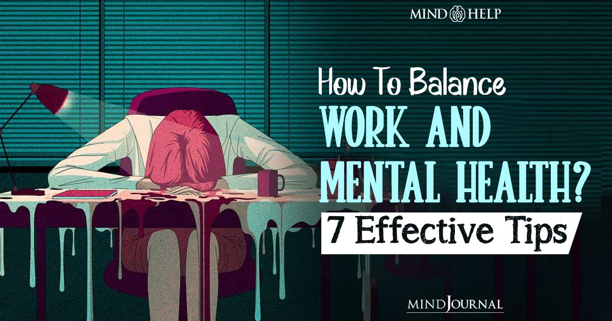 work and mental health
