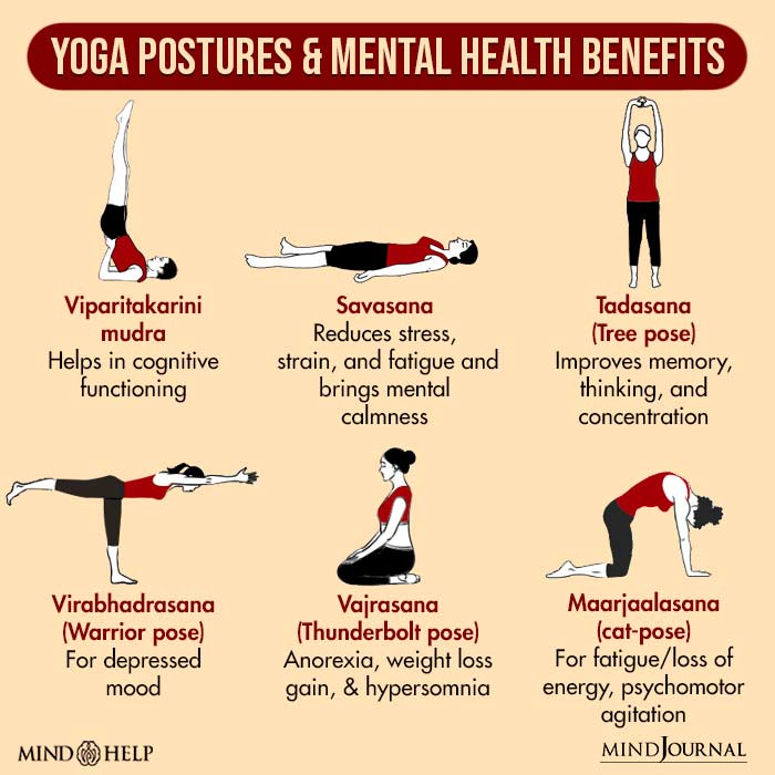 Yoga Postures and Mental Health Benefits