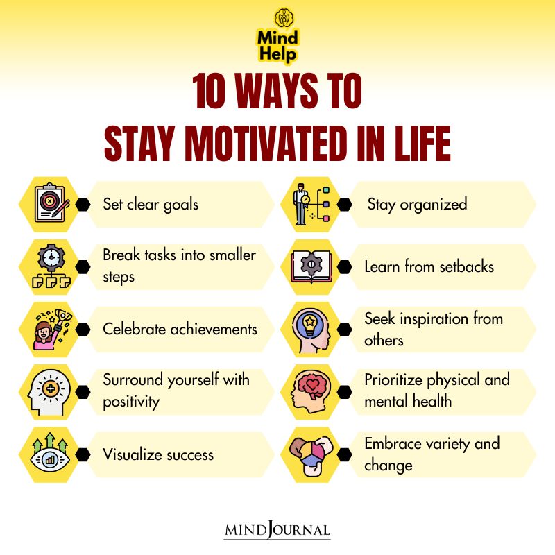 10 ways to stay motivated in life