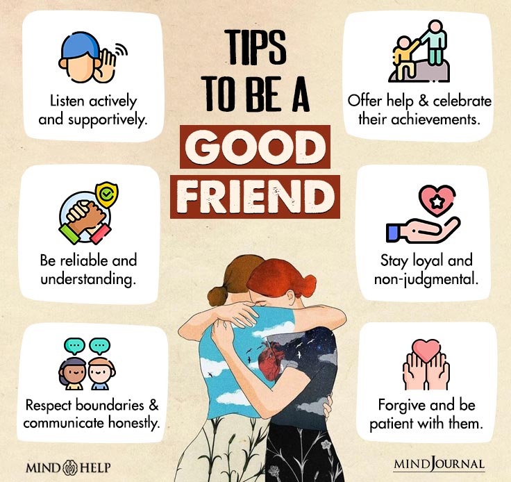Tips to be a good friend