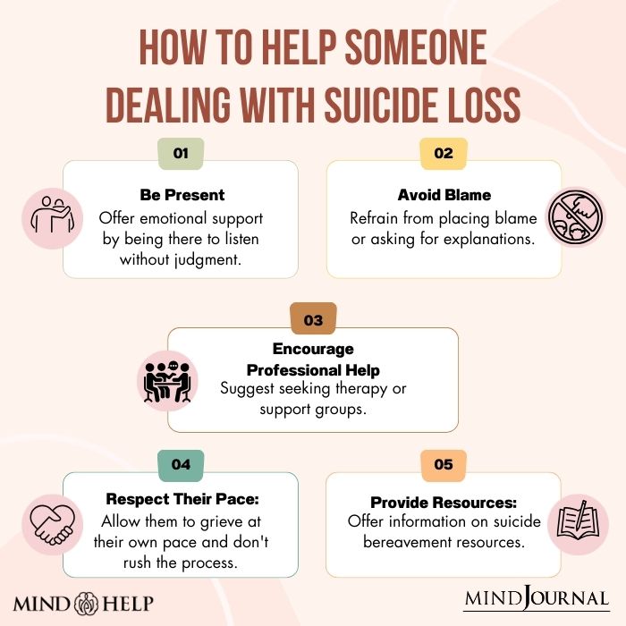 How To Help Someone Dealing With Suicide Loss
