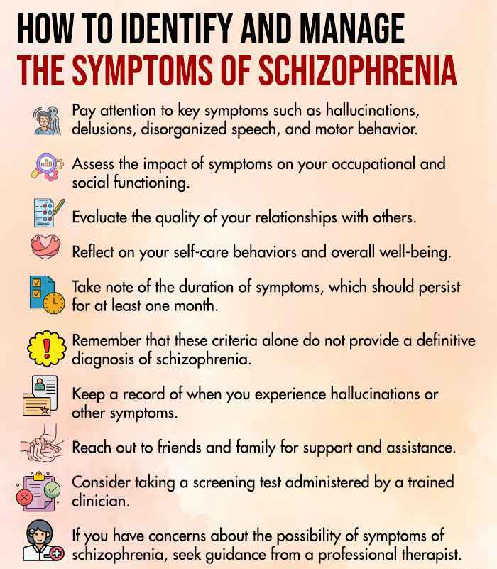 How to identify and manage the symptoms of Schizophrenia