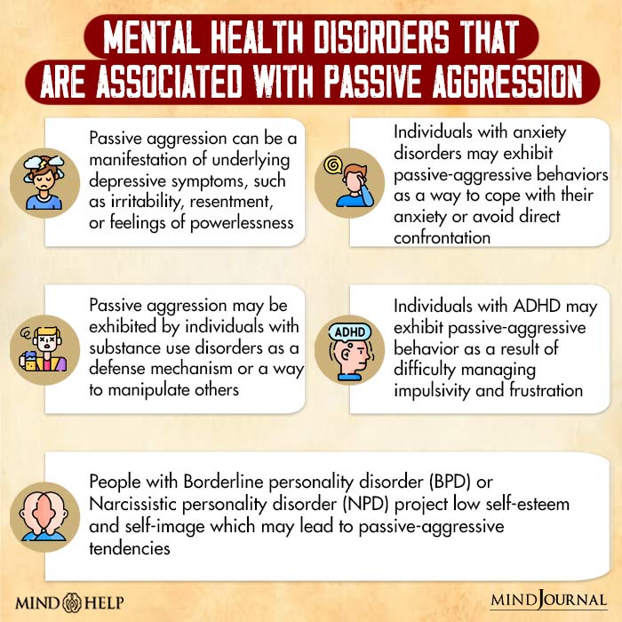 Mental Health Disorders Passive Aggression