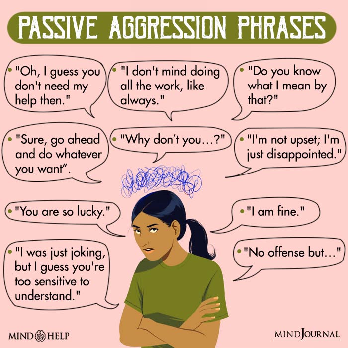 Passive Aggression Phrases