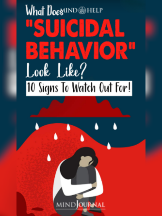 Signs Of Suicidal Behavior