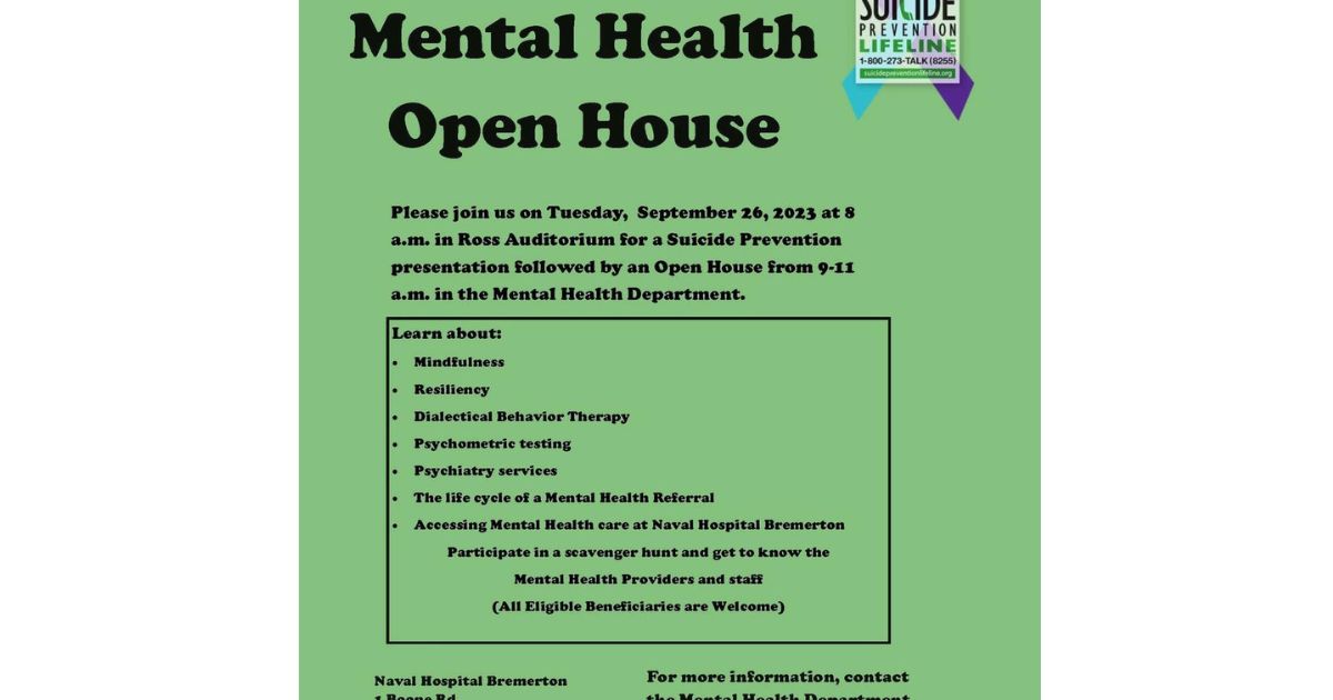 Mental Health Open House
