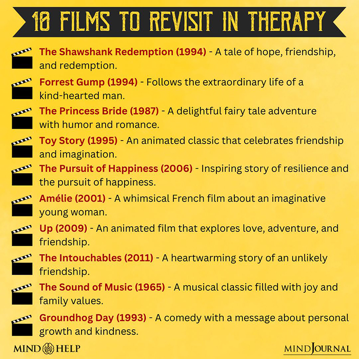 10 Films To Revisit In Therapy