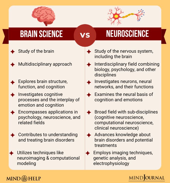 Brain Science vs Neuroscience