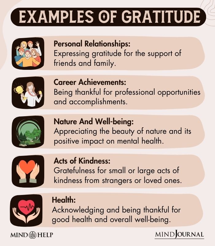 Examples of Gratitude