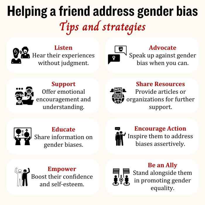 Helping a friend address gender bias: Tips and strategies