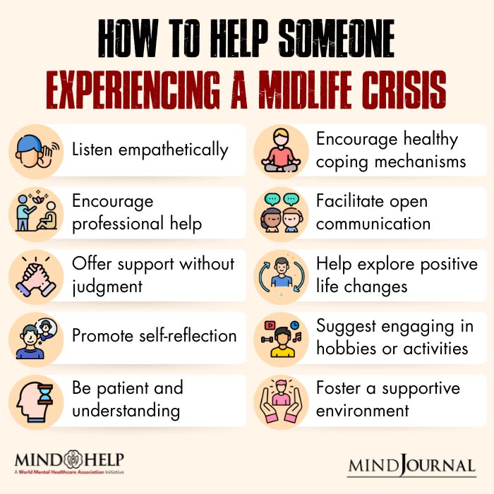 How to help someone experiencing a midlife crisis