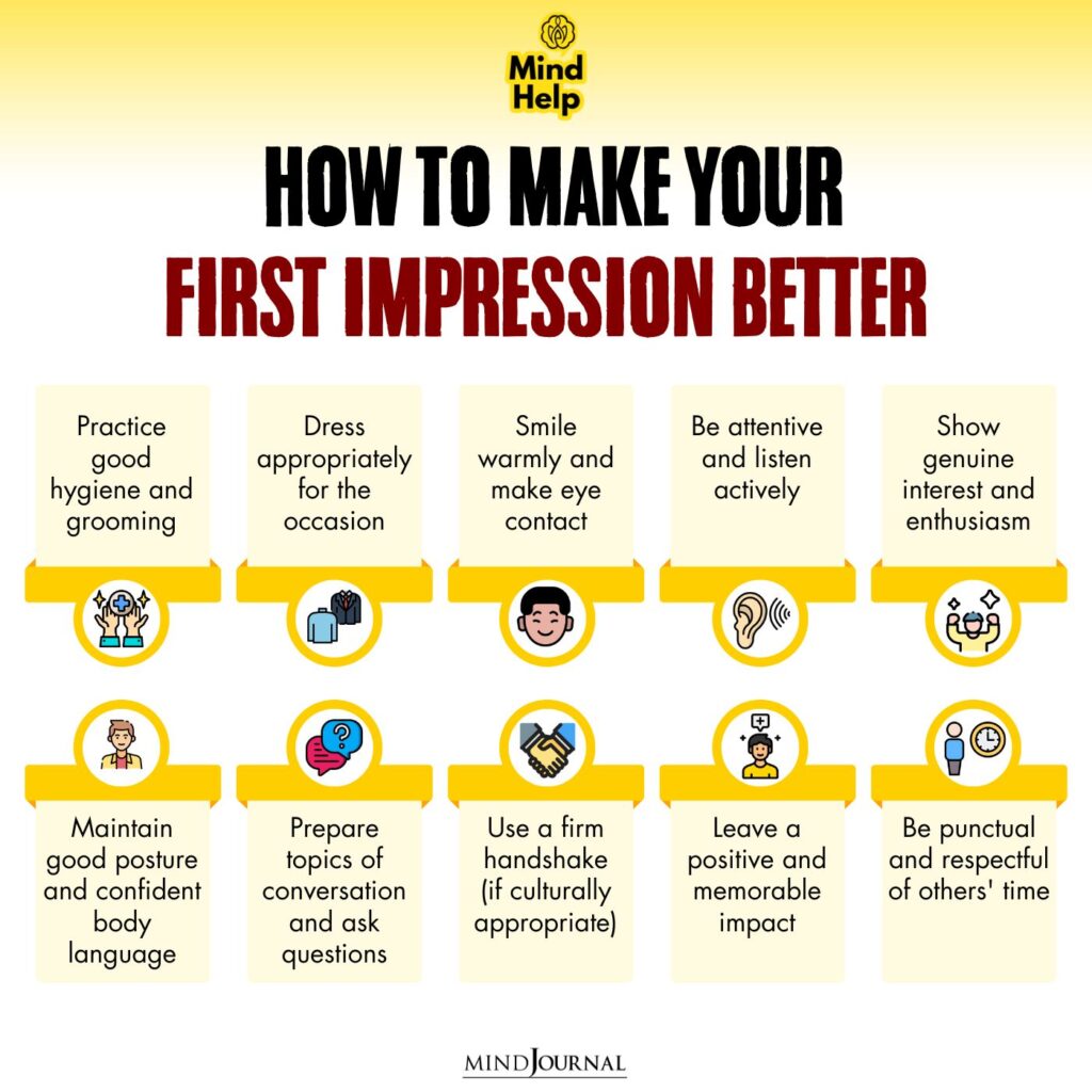 How to make your first impression better