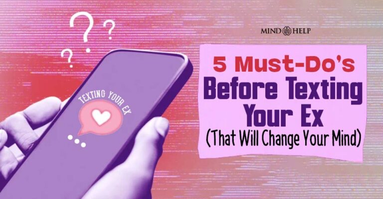 5 Things To Do Before Texting Your Ex