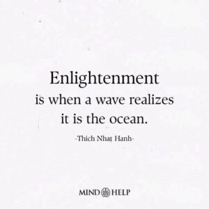 Spirituality quote about oneness and enlightenment by Mind Help.