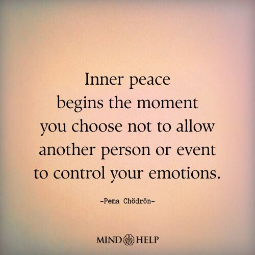 Inner Peace Begins with Letting Go