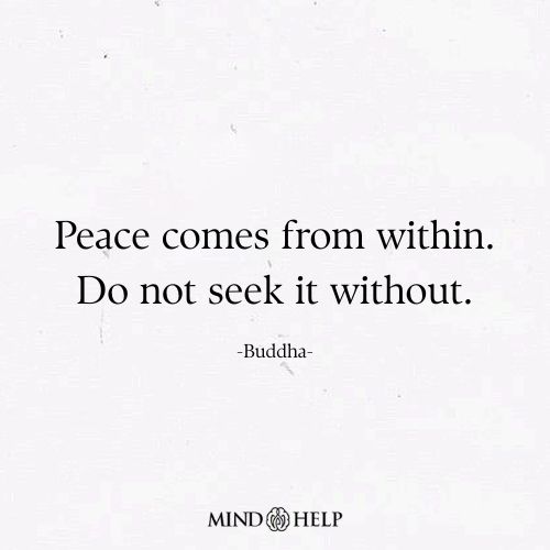 Mindfulness quote about cultivating inner peace through mindful living at Mind Help.