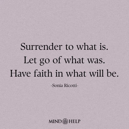 Surrender to What Is