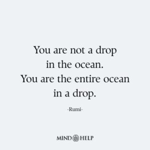 Spiritual quote about self-realization and inner wholeness by Mind Help.