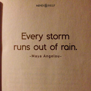 Quote about hope and the passing nature of hardship, Mind Help.