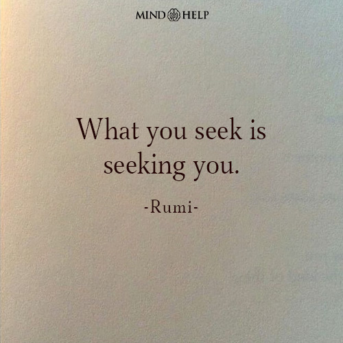 Rumi quote about inner healing and soulful alignment, Mind Help.