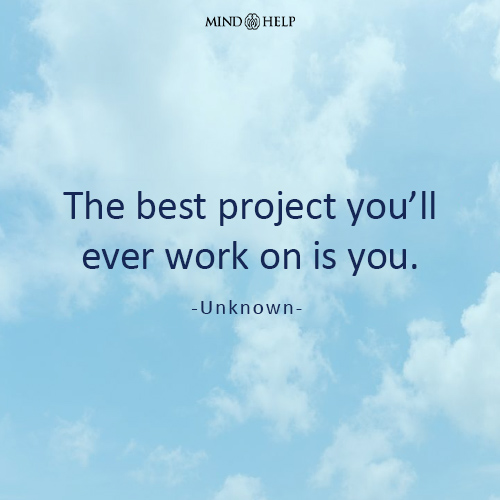 Quote about personal development and emotional growth, Mind Help.