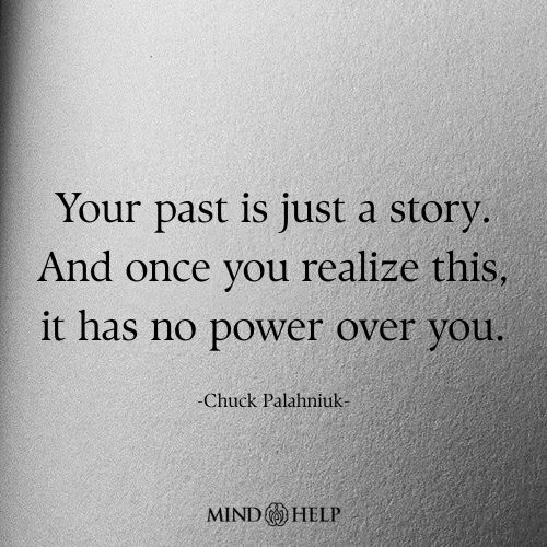Quote about freedom from past emotional trauma and recovery, Mind Help.