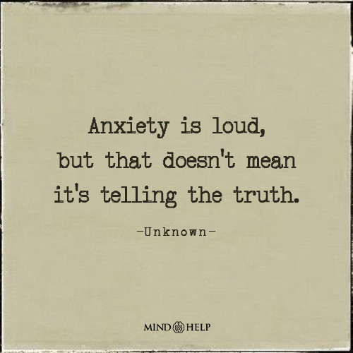 Quote about calming anxious thoughts