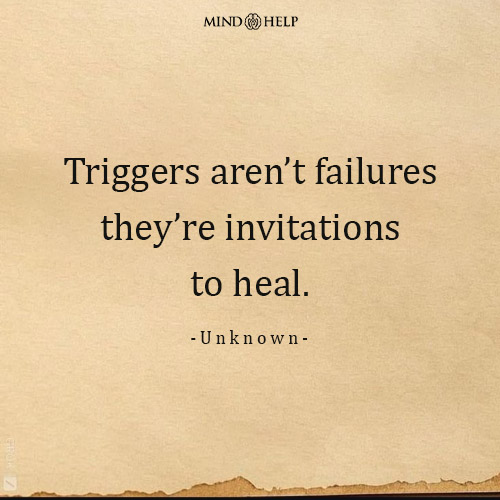 Quote about understanding emotional triggers in therapy