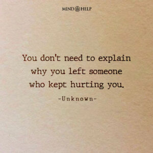 Quote about silent exits from abusive dynamics
