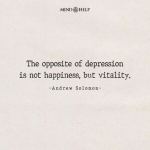 Andrew Solomon quote on vitality and depression