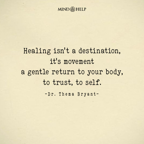 Dr. Thema Bryant quote on healing as reconnection