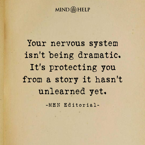 Quote about somatic memory and trauma response