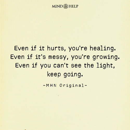 Quote about healing through emotional pain