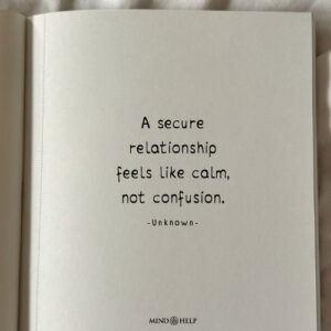 Quote about secure attachment and emotional safety