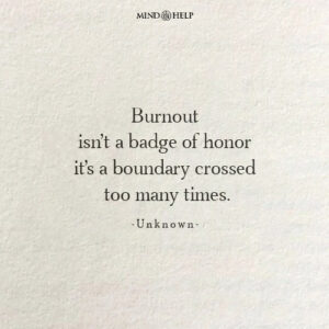 Quote about burnout, rest, and nervous system health