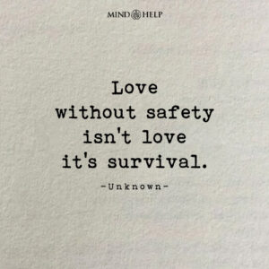 Quote about emotional safety in relationships