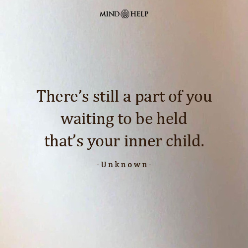 Quote about nurturing the inner child through self-love
