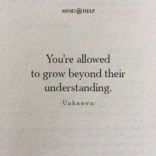 Quote about growing beyond others’ expectations