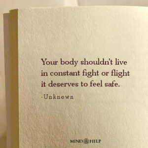 Quote about nervous system regulation and trauma