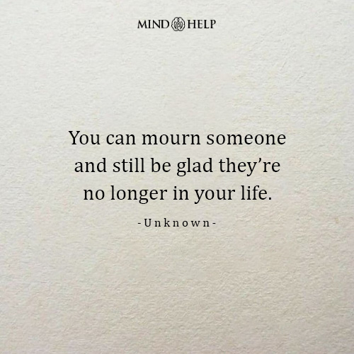 Quote about grieving toxic relationships